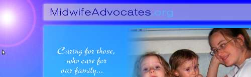 screen shot from midwifeadvocates.com