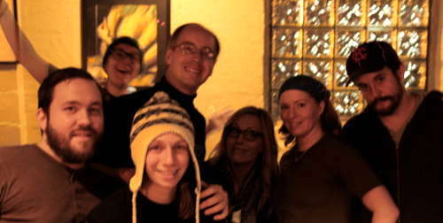 Me and My Friends at Dish Me and my friends at the dish art party